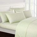 Soft Two-Tone Diamond Print Deep Pocket Sheet Sets