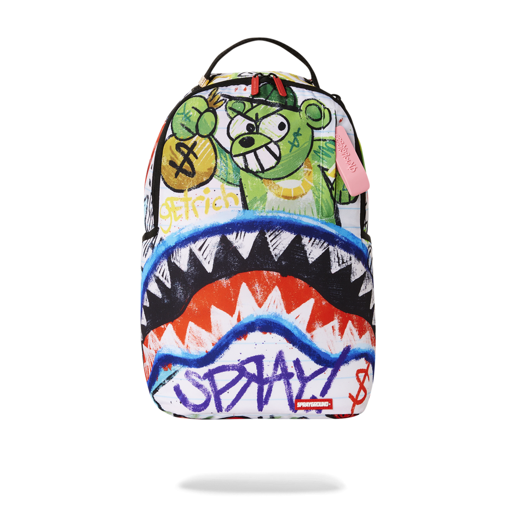 Sprayground Crayon Shark DLXSR Backpack B5037