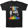 B52s Retro Rainbow Mens T-shirt Officially Licensed