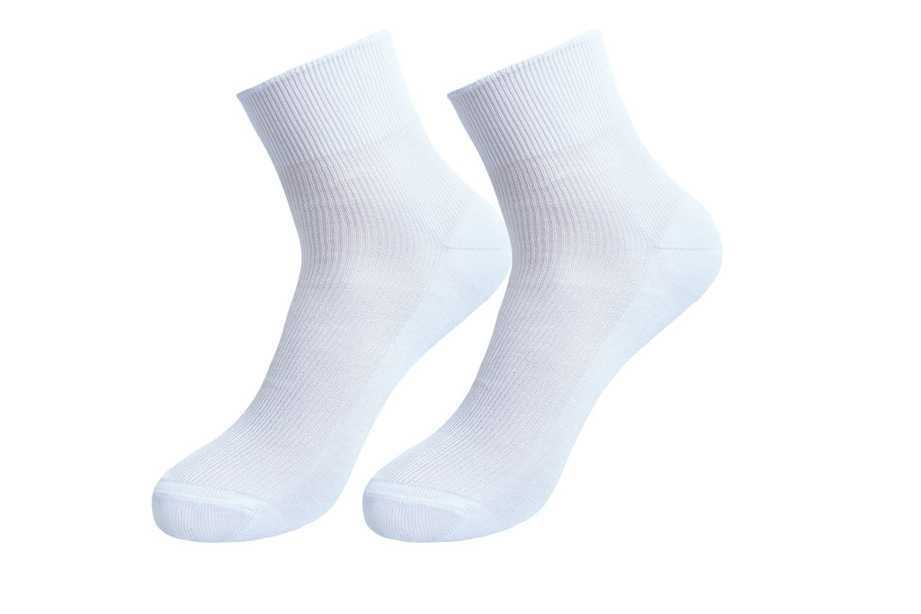 tittimitti® 100% Mercerized "Filo di Scozia" Cotton Men's Ankle Dress & Trouser Socks 3-Pack. Made in Italy