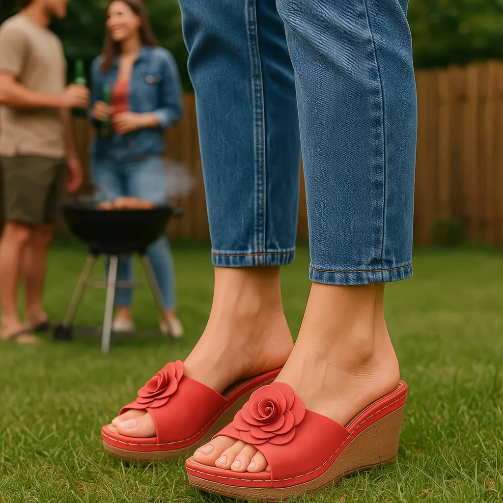 Women's Tokyo Gold Wedge Sandals