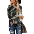 Women's Casual Leopard Print Tops Long Sleeve T Shirt Cute Blouse Graphic Tees
