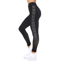 Women's Full Length Highwaist Leggings with Abstract Print
